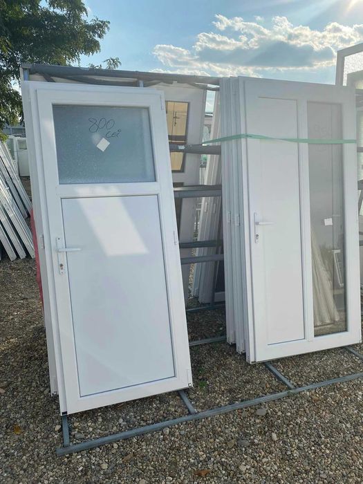 usi pvc termopan albe noi de la 900 lei
