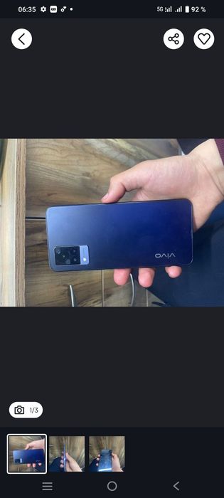 Vivo V 21 8ram128gig