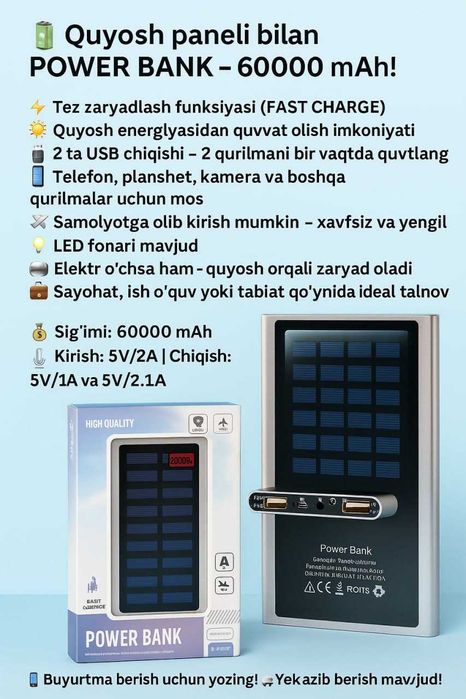 Power Bank Zaryadka