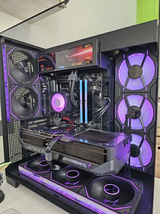 Ryzen 9 9950x3d, RTX 5080, DDR5 32GB, 1TB SSD, 1000w, всё новое