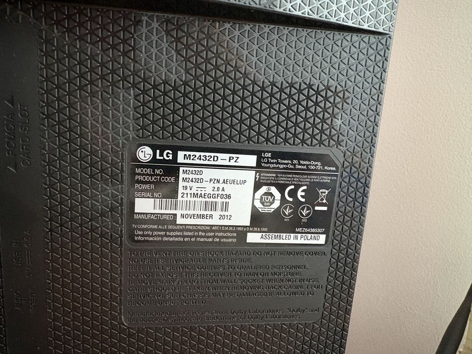 LG M2432D-PZ Монитор 1920х1080