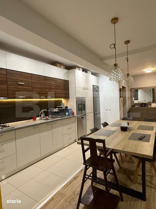 Apartament cu 3 camere, 80 mp utili, mobilat si utilat, parcare, zona — fotografia 3