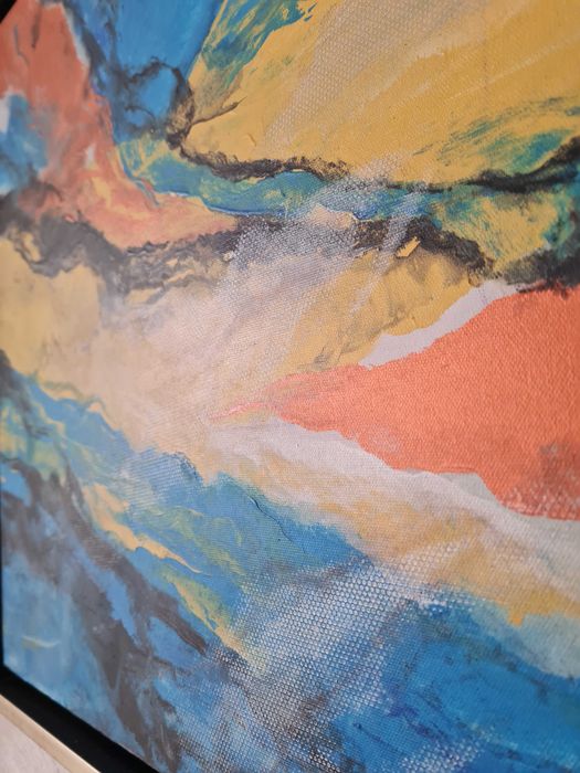 Серия големи абсрактни авторски картини  за дома и офиса