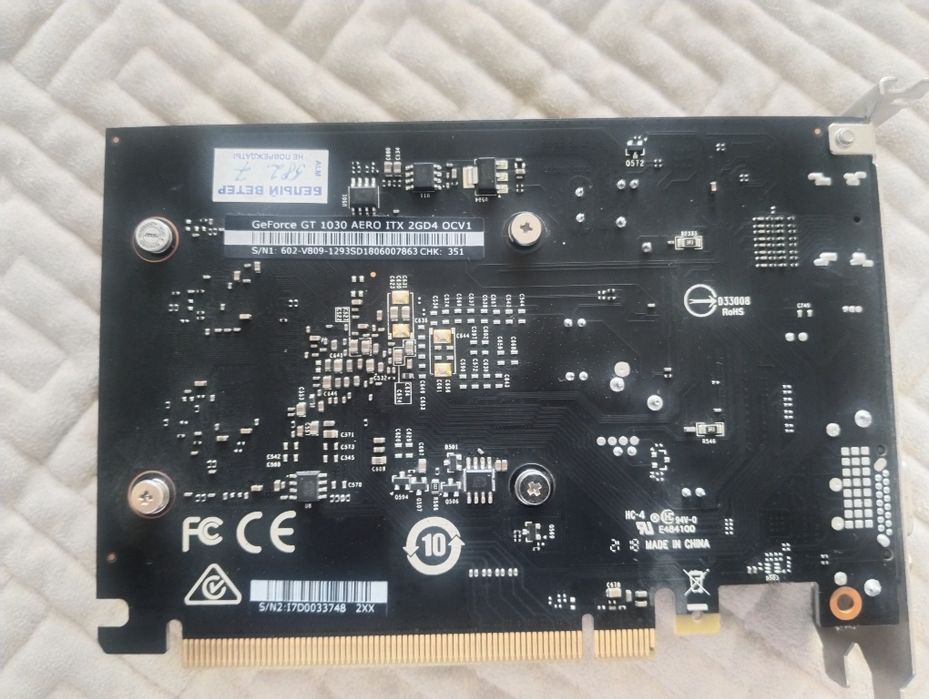 Видеокарта gt 1030