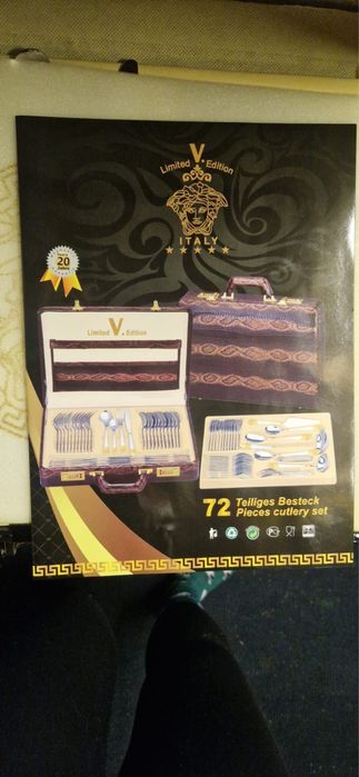 Set tacamuri Versace suflate aur editie limitata 72 pcs