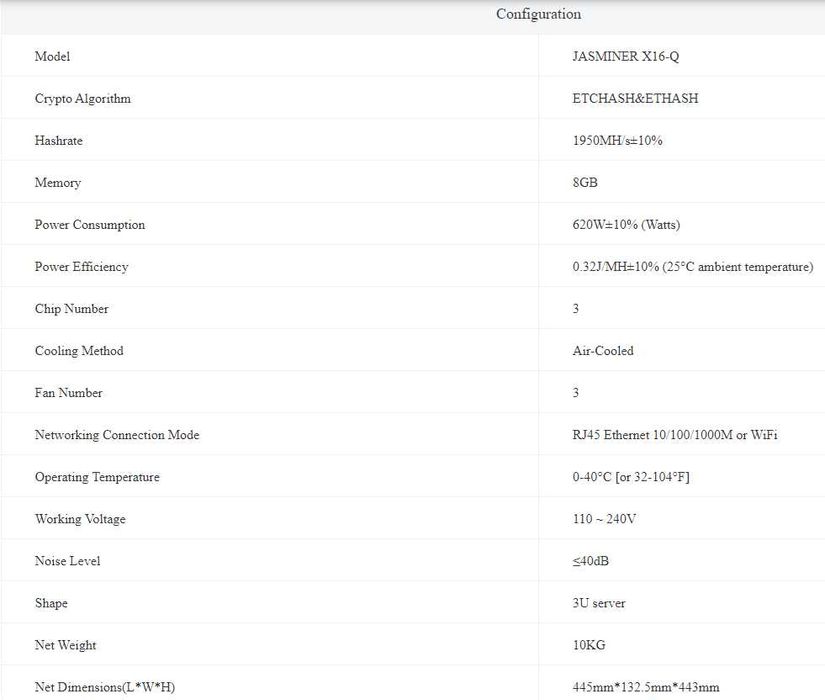 Продам Jаsminеr Х16-Q 1950