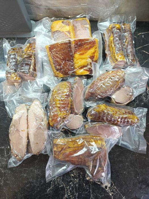 Сало копчёное и солёное.