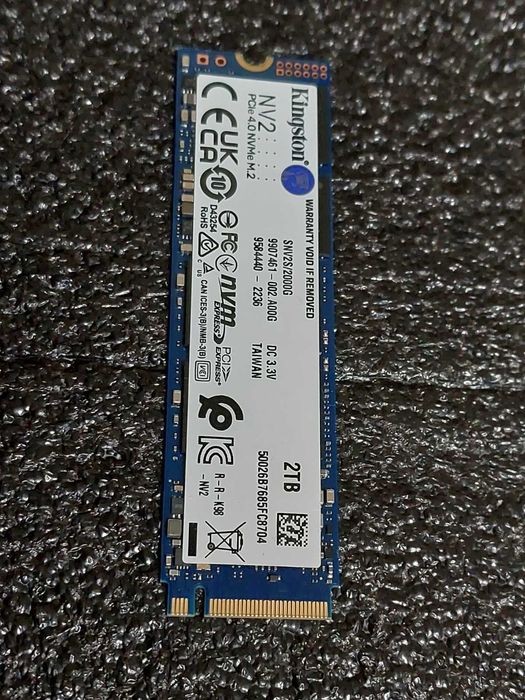 2TB M.2 NVMe - Kingston NV2 Gen4 (НОВ)