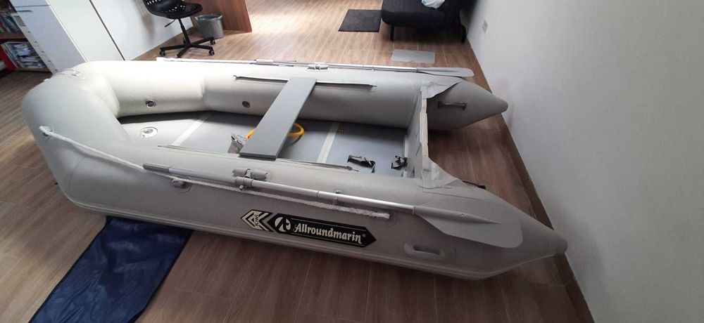 Barca Pneumatica Allroundmarin Kiwi 320 Gri + Motor Termic Mercury 5HP