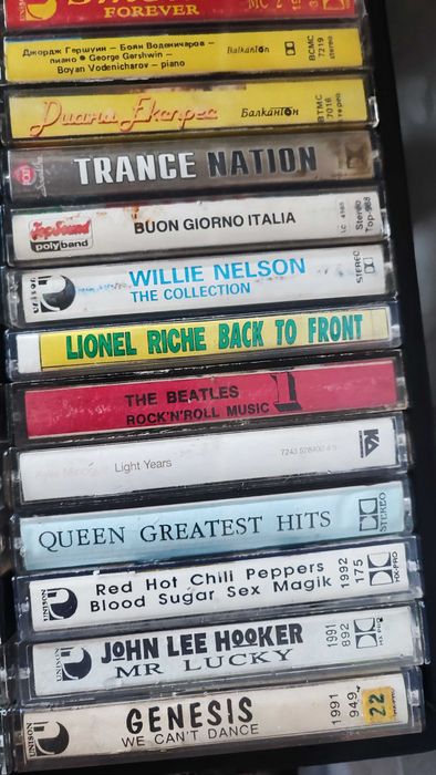 Аудио касети лицензирани и студийни