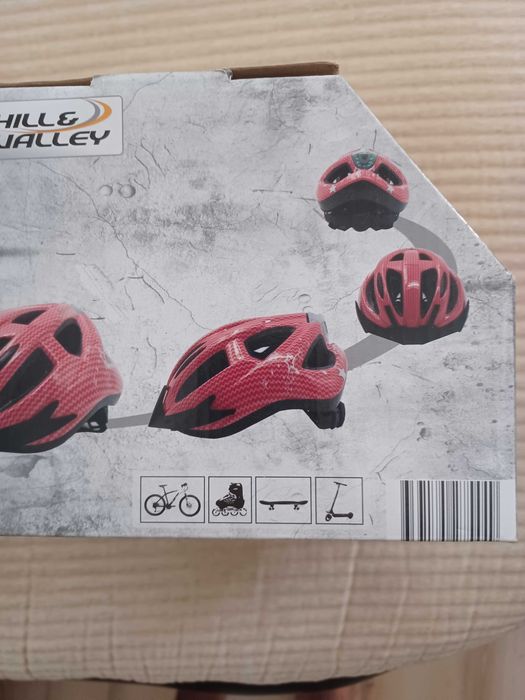 Детска светеща велосипедна каска