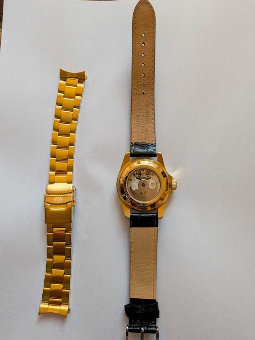 Vand ceas mecanic,automatic se poate intoarce si manual-WOHLER-stare buna.