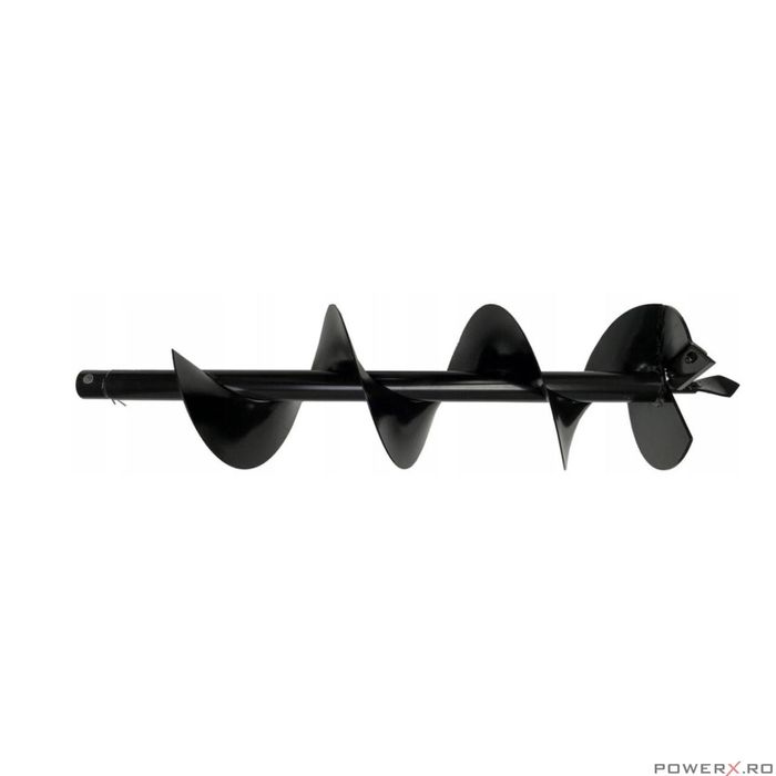 Burghiu pamant calitate premium 20 cm x 80 cm, pentru motoburghiu,