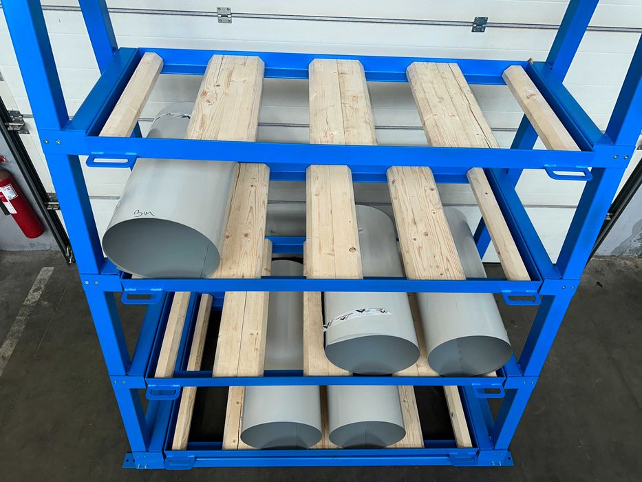 Raft spiralat cu compartimente extrasabile (abkant) Dachdecker