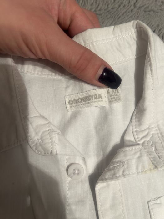Белая рубашка Orchestra, 104 размер