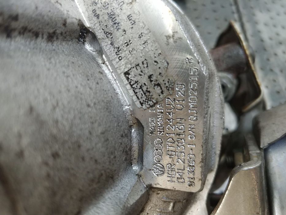 turbina cu supapa defecta 1.6 tdi cxx audi a3 vw golf 7 seat  leon 5f skoda octavia 3 04l253016h