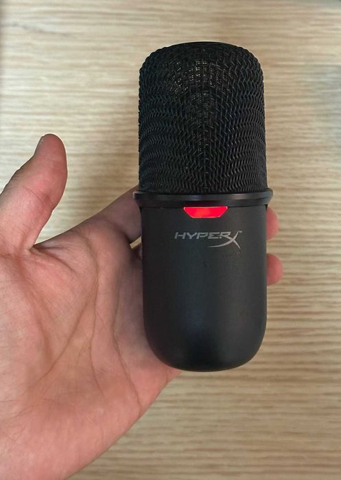 Микрофон HyperX SoloCast + пантограф и паук — USB для стримов