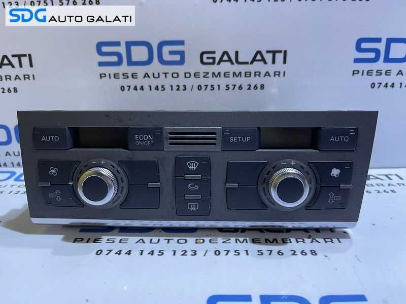 Panou Comanda AC Clima Climatronic Audi A6 C6 4F 2005 - 2011 Cod 4F2820043H 4F0910043