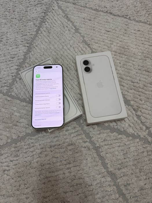 Айфон 17 256 ГБ iPhone 17 87 % АКБ с коробкой ВСЕ РАБОТАЕТ АСТАНА