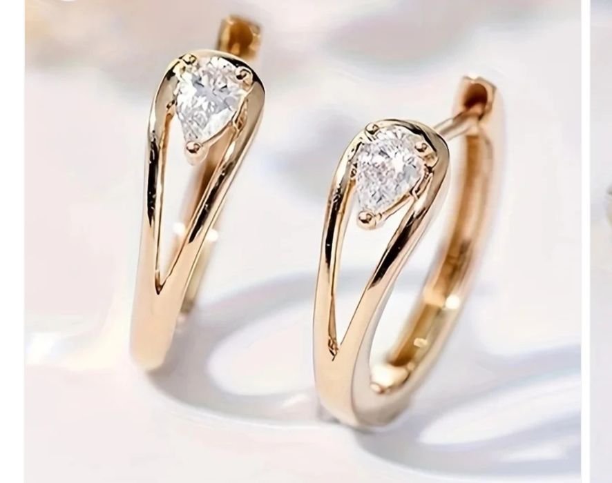 Дамски обеци от медицинско злато