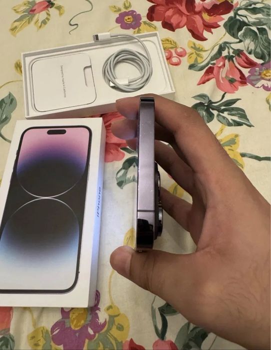 iPhone 14 Pro Max 128GB Purple 10/10 X XS 11 12 13 15 16 Samsung S A