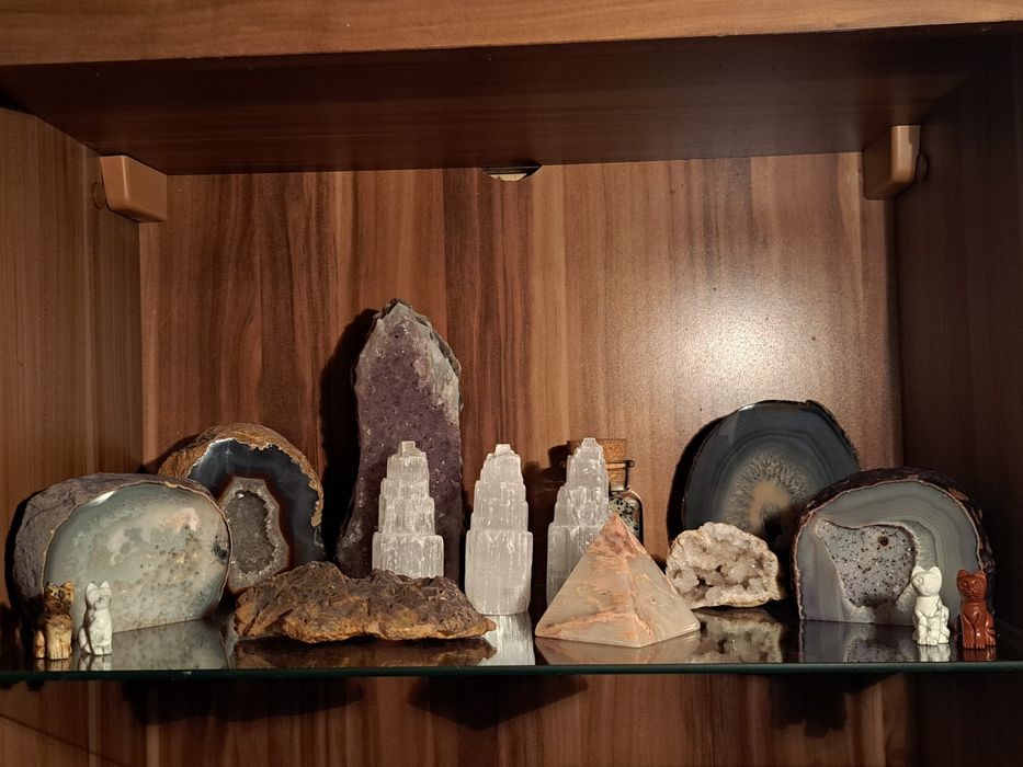 Flori de mina, cristale, minerale (mini colecție)