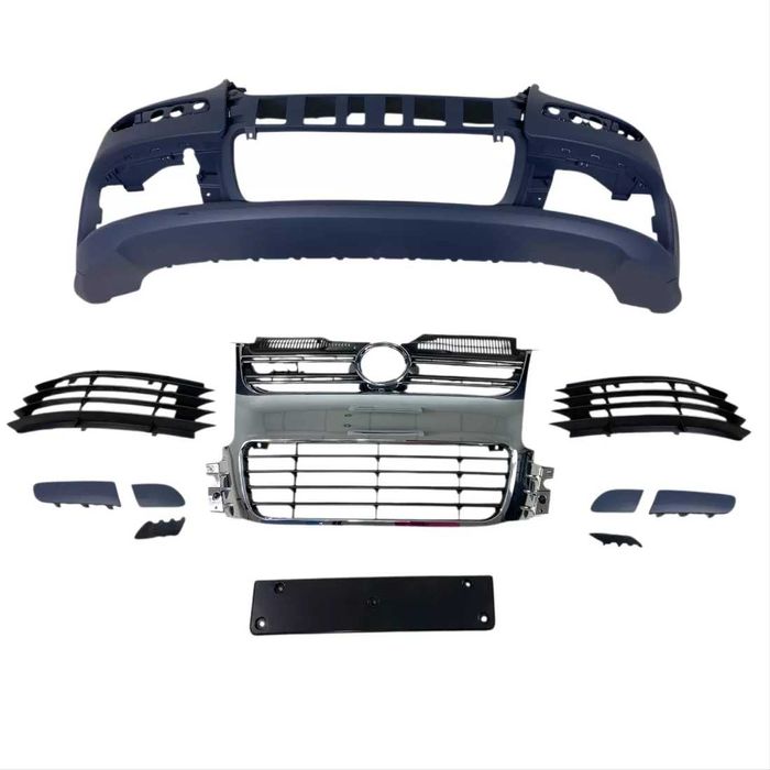 Предна Броня VW GOLF 5 R32, решетки без халогени - Хром