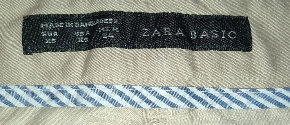 Pantaloni scurti stil office bej