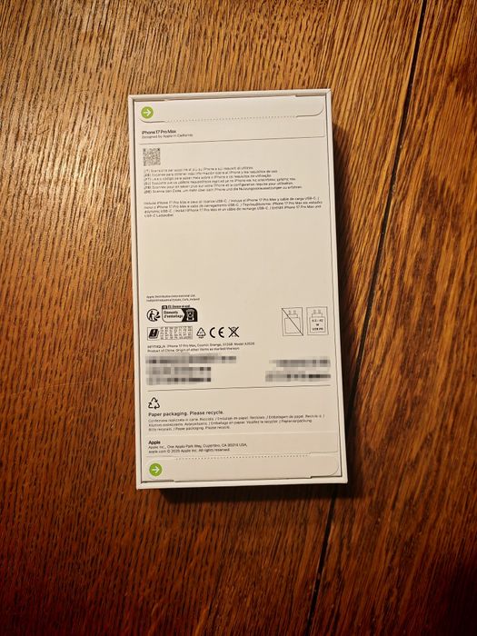 Iphone 17 pro max 512gb orange