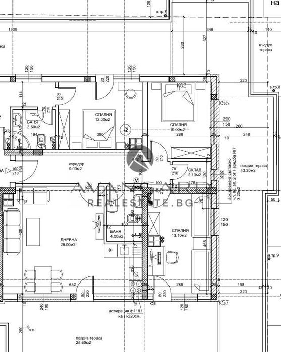 Продава се Тристаен апартамент в Пловдив, Тракия - 116 кв.м за 657 €/кв.м - Снимка #7