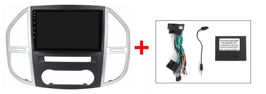 NAVIGATIE Android 14 Mercedes Vito 3 W447 1/8 Gb Waze CarPlay + CAMERA