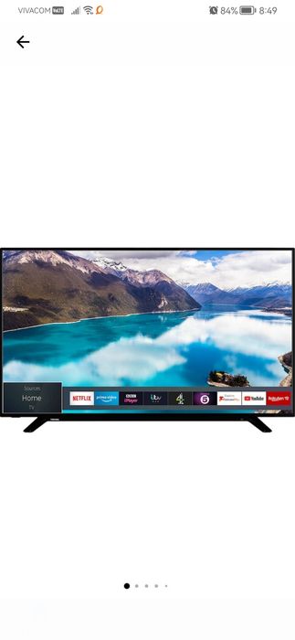 Телевизор Toshiba 55U2963DG, 55" (139 см), Smart, 4K Ultra HD, LED