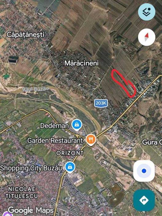 Teren vanzare Maracineni