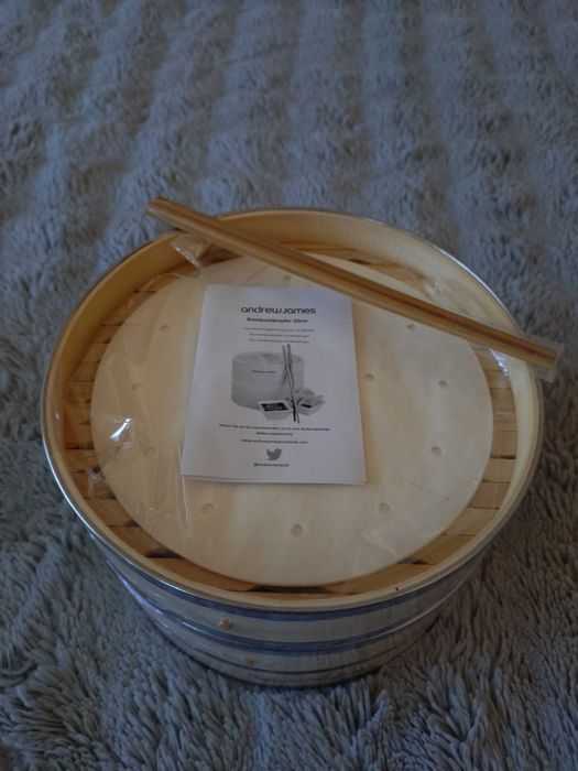 Бамбуков уред за готвене на пара