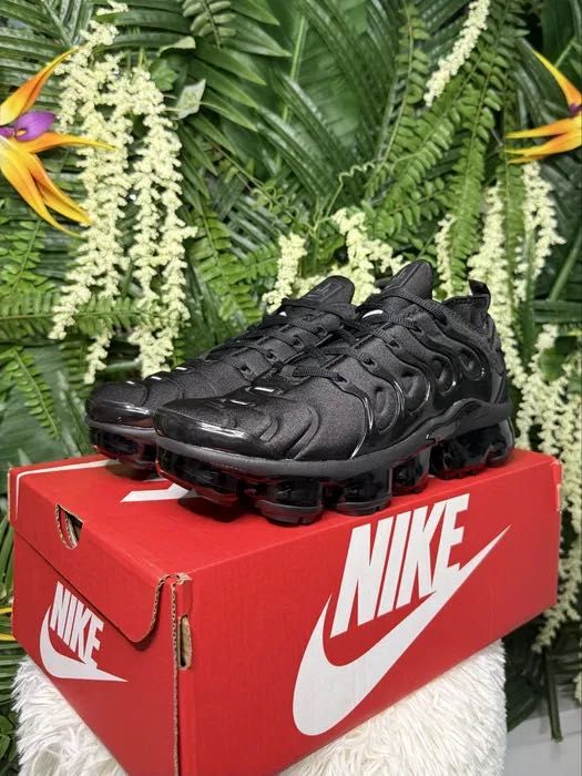 !НОВИ! Nike Air Vapormax Plus 'VM' | Triple Black | + КУТИЯ