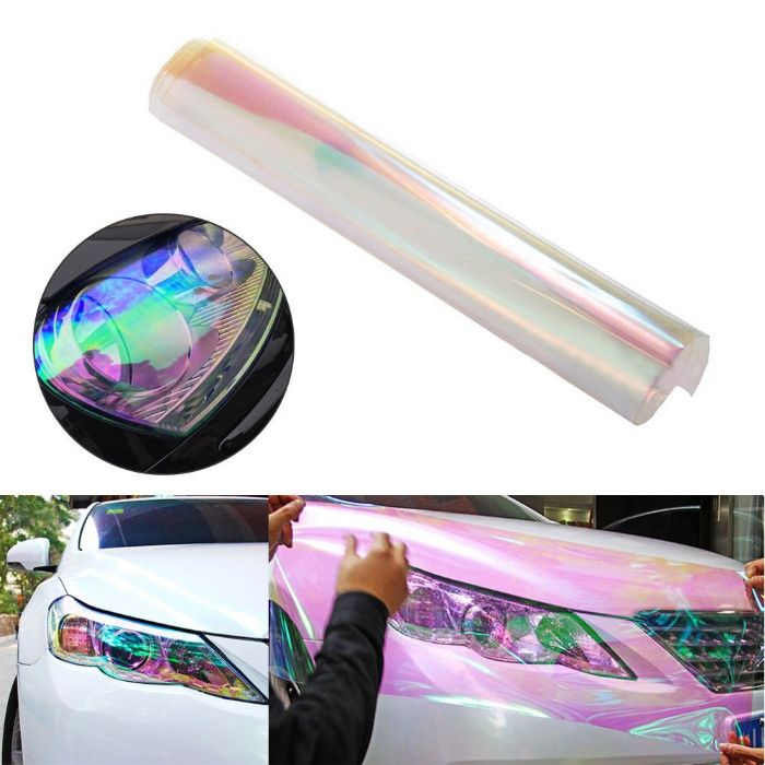 Предпазно фолио за фарове стопове UV защита затъмнено прозрачно