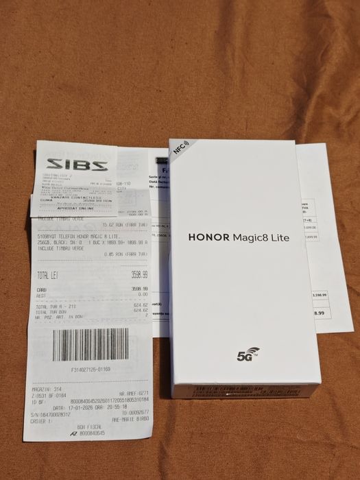 Honor Magic 8 Lite 5G 256Gb Garanție