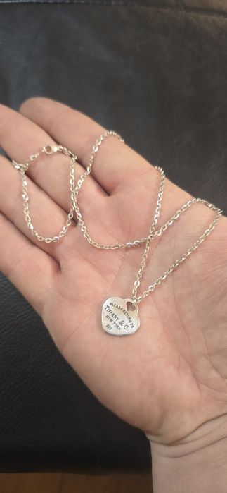 Colier Tiffany&co originală argint