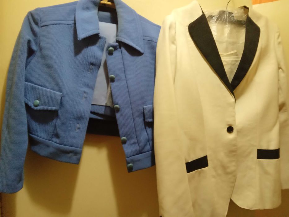 Женские пиджаки костюмы жилетки фирменные Разм.44-46 См фото