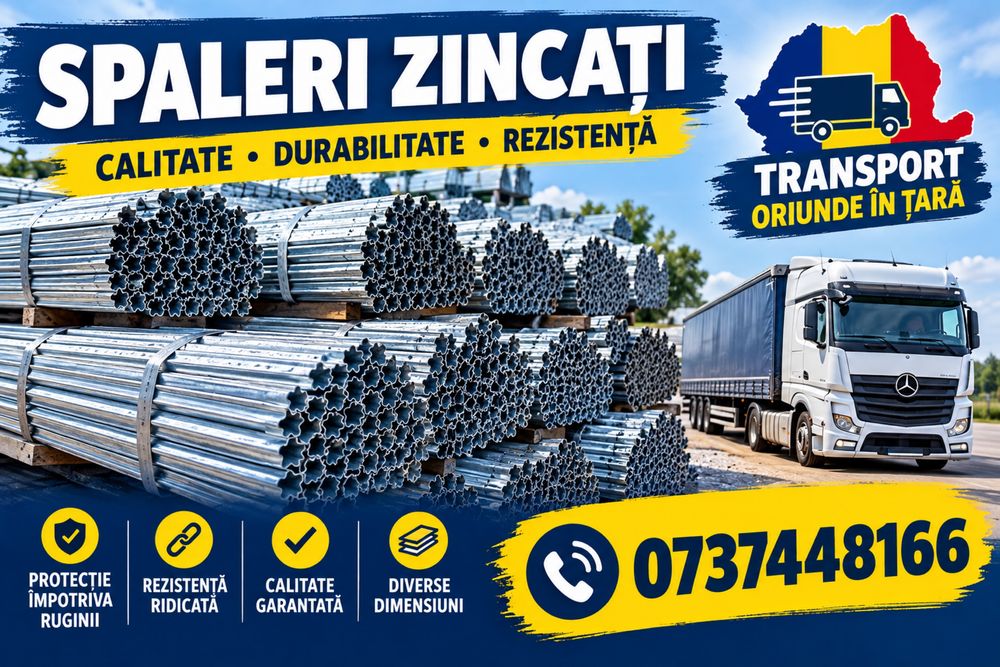 Vand spaleri zincati metalici