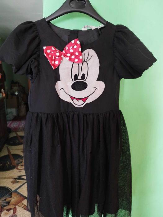 Rochie cu Minnie Mouse pentru fetițe