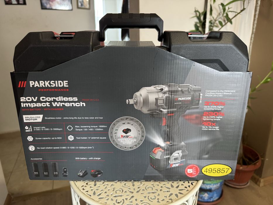 Parkside Performance ударен гайковерт нов