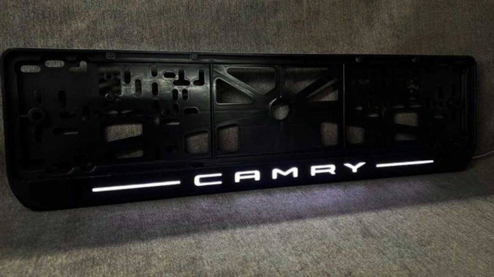 Светящие именные LED подномерники рамка