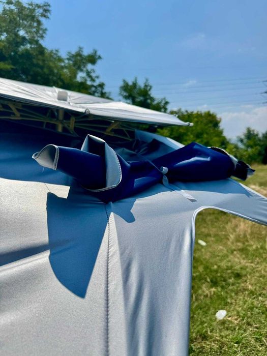 Чадър Риболов, Плаж С ТЕНТА Диаметър 2.00м/2.20м/2.40м/2.60 UV60+Клапа