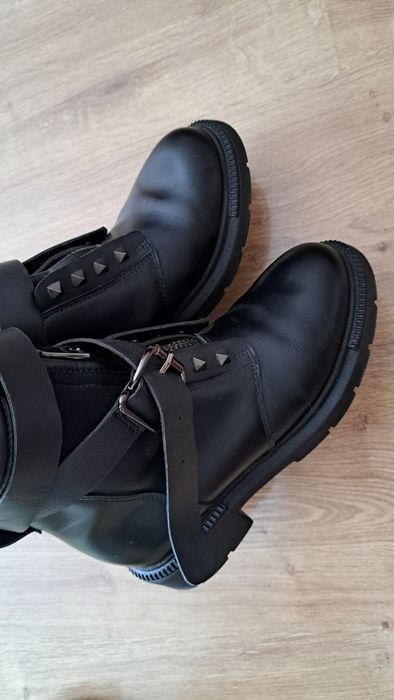 Дамски боти от естествена кожа