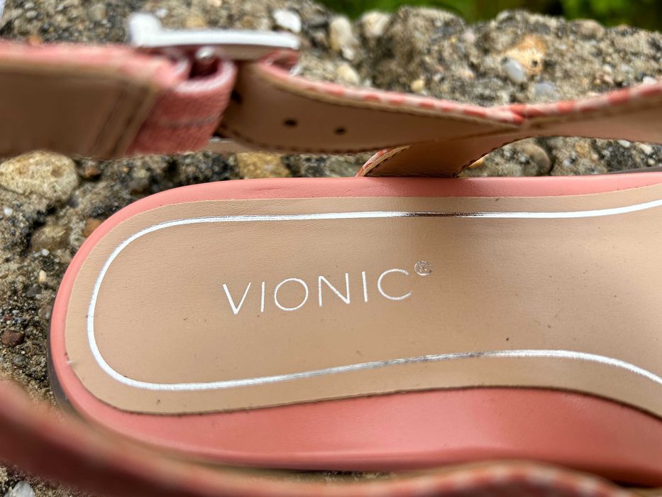Sandale din piele Vionic Ella cu tehnologie Orthoheel