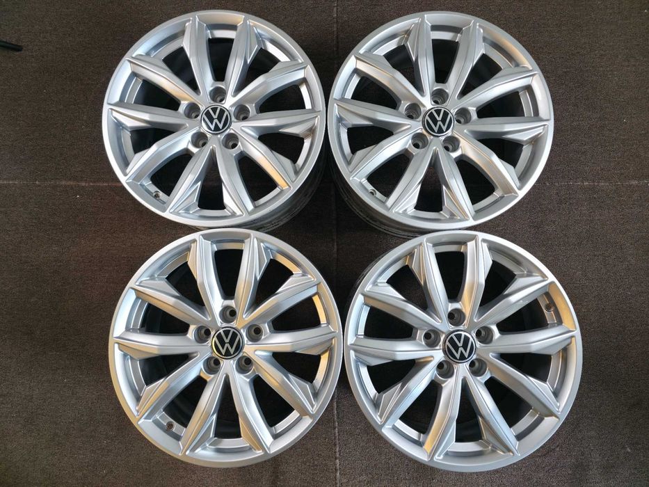 4 Jante Aliaj 5x112 17'' OE VW Golf Touran Tiguan Sharan Caddy T-ROC / Skoda Octavia Superb YETI Karoq Kodiaq 7J ET 34