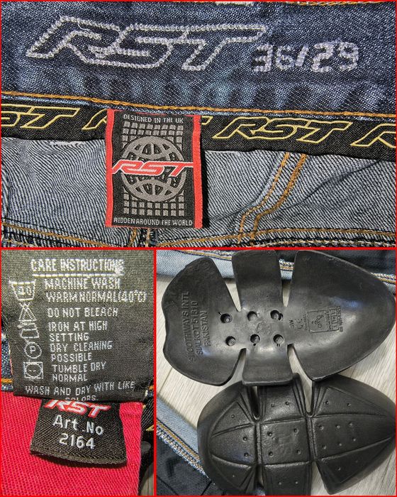 Blugi moto cu Kevlar și protecții, RST, W36L29