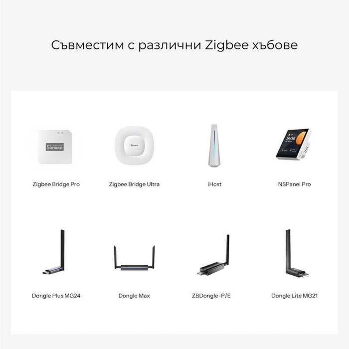 SONOFF MINI DUO ZB2GS-L – Двуканален Zigbee смарт реле модул без нулев проводник
