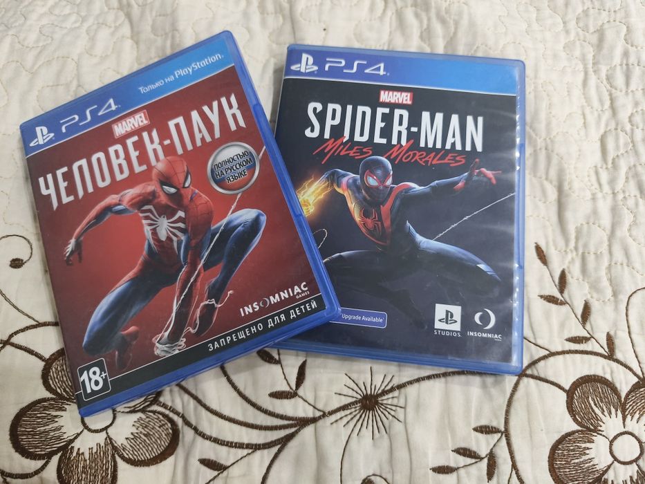 Игры Человек-Паук и Miles Morales на PS4 (Комплект)